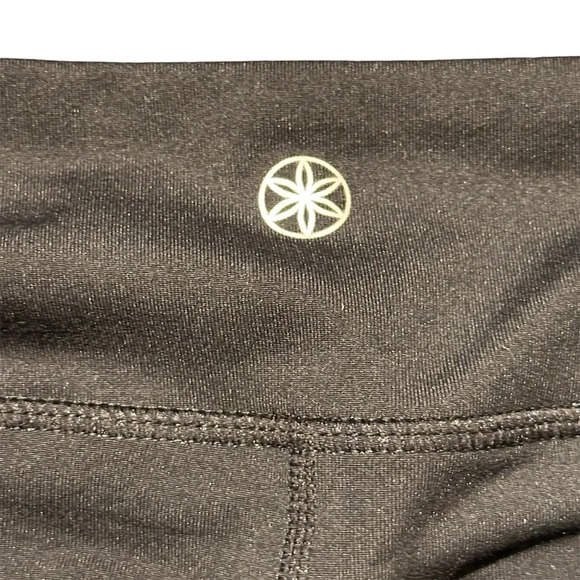 GAIAM Women's Leggings Athletic Workout Pants Side Pockets Gray/Black  Large L - Picture 6 of 11